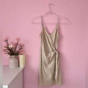 H&M Beige Wrap Dress